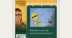 Desktop Screenshot of acadianavisioncenter.com